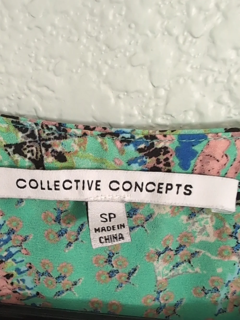 Collective Concepts Mint Green Paisley Top
